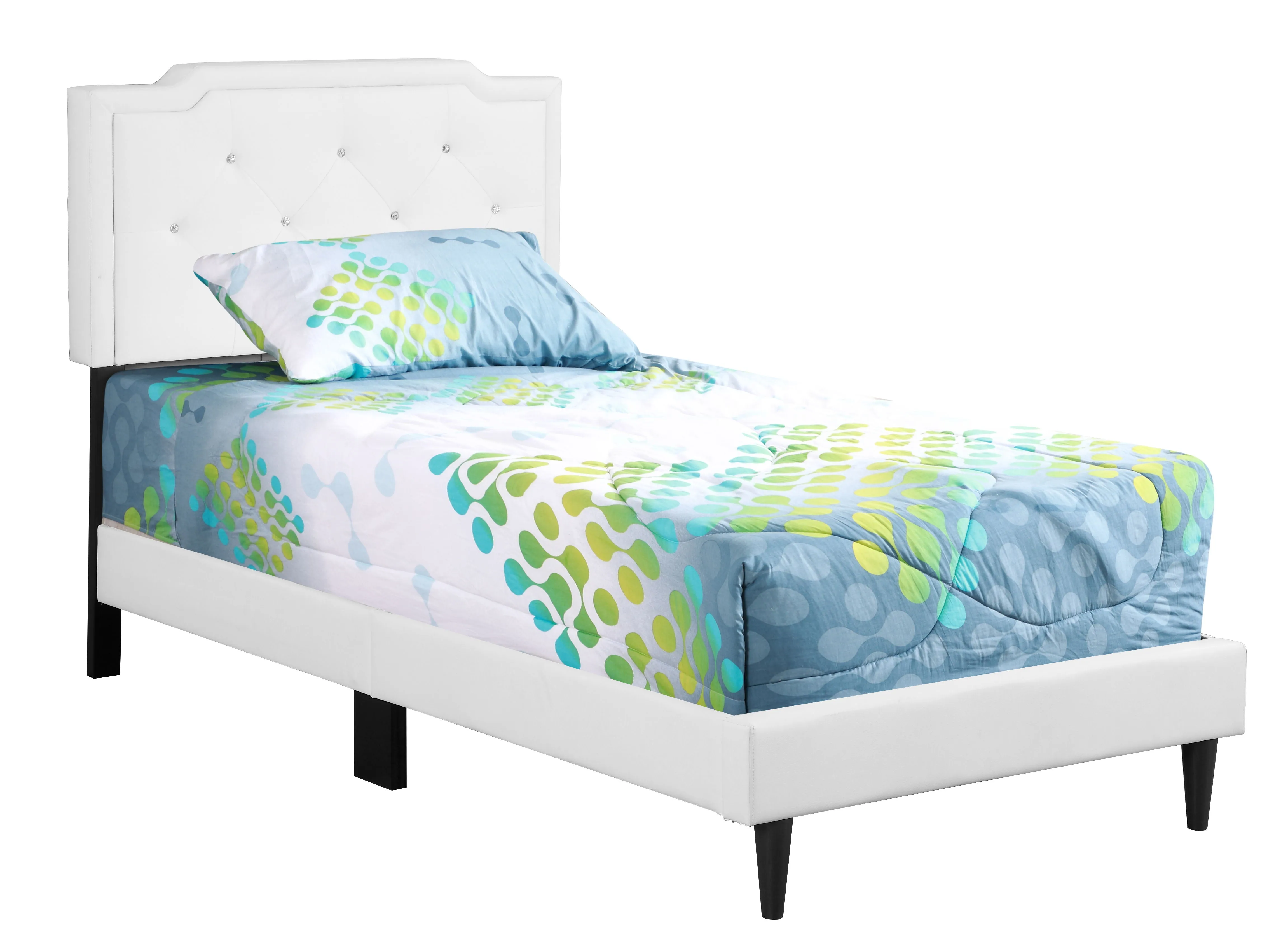 Button Tufted Bed Charming For Cozy Spaces by Couch.com