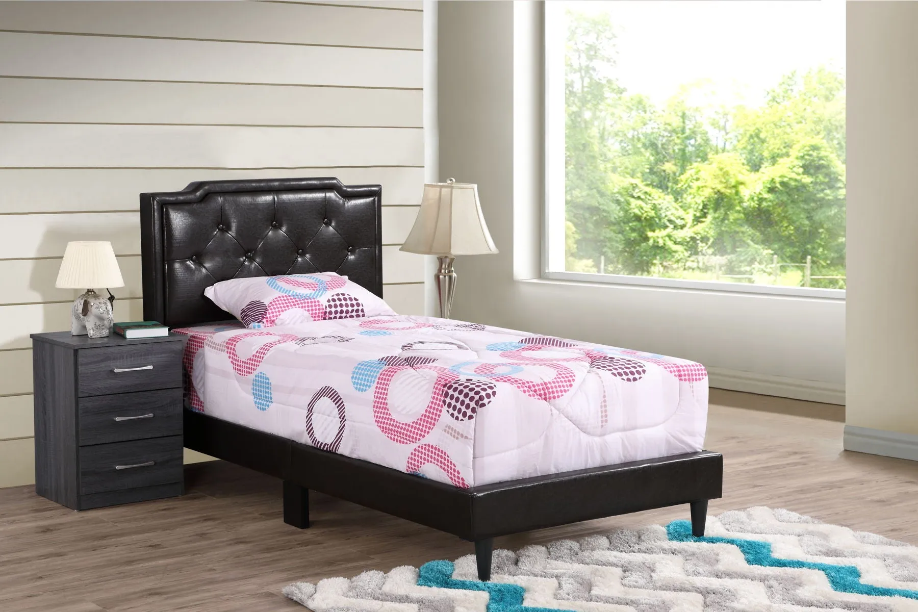 Button Tufted Bed Charming For Cozy Spaces by Couch.com