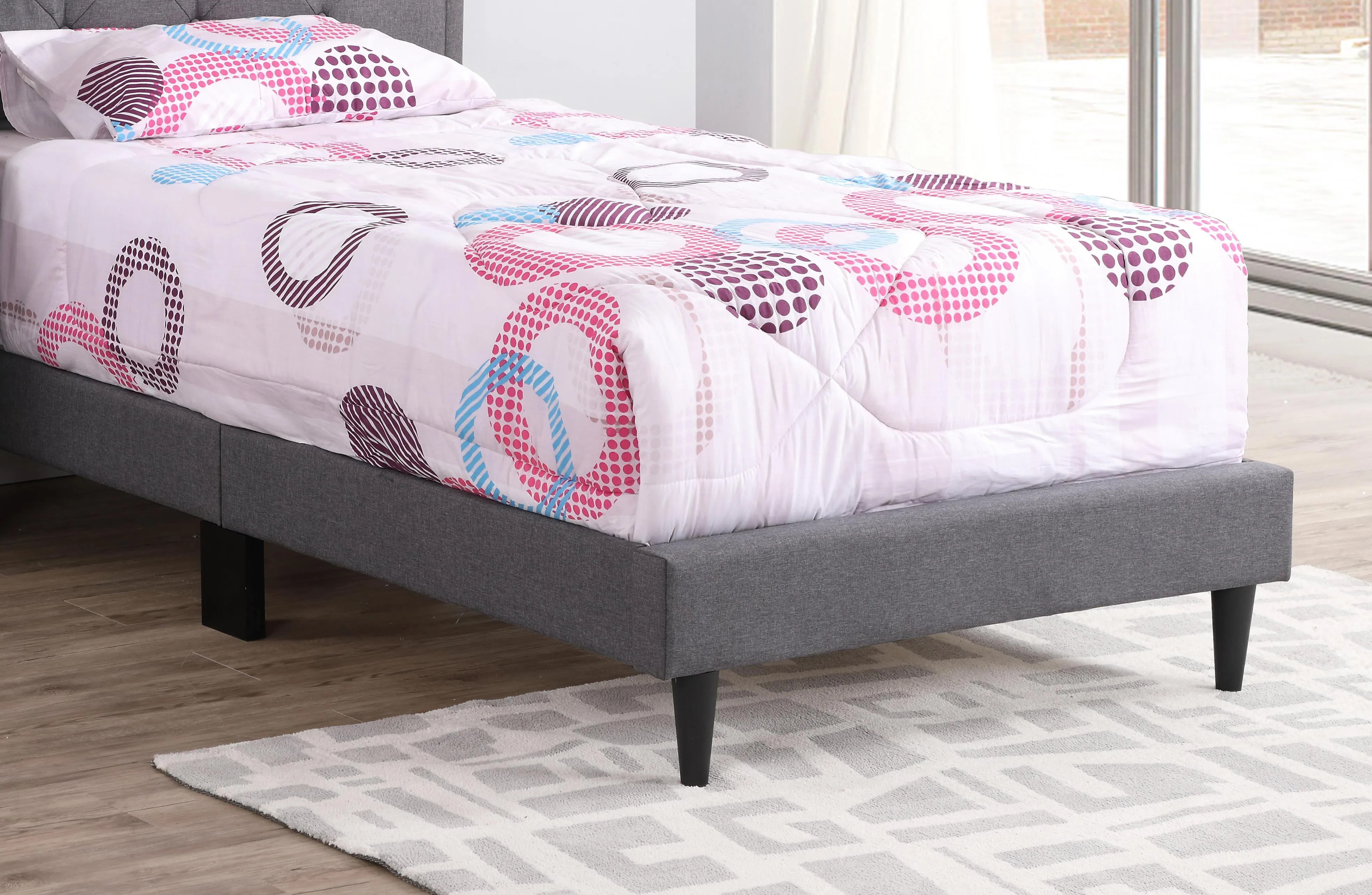 Button Tufted Bed Charming For Cozy Spaces by Couch.com
