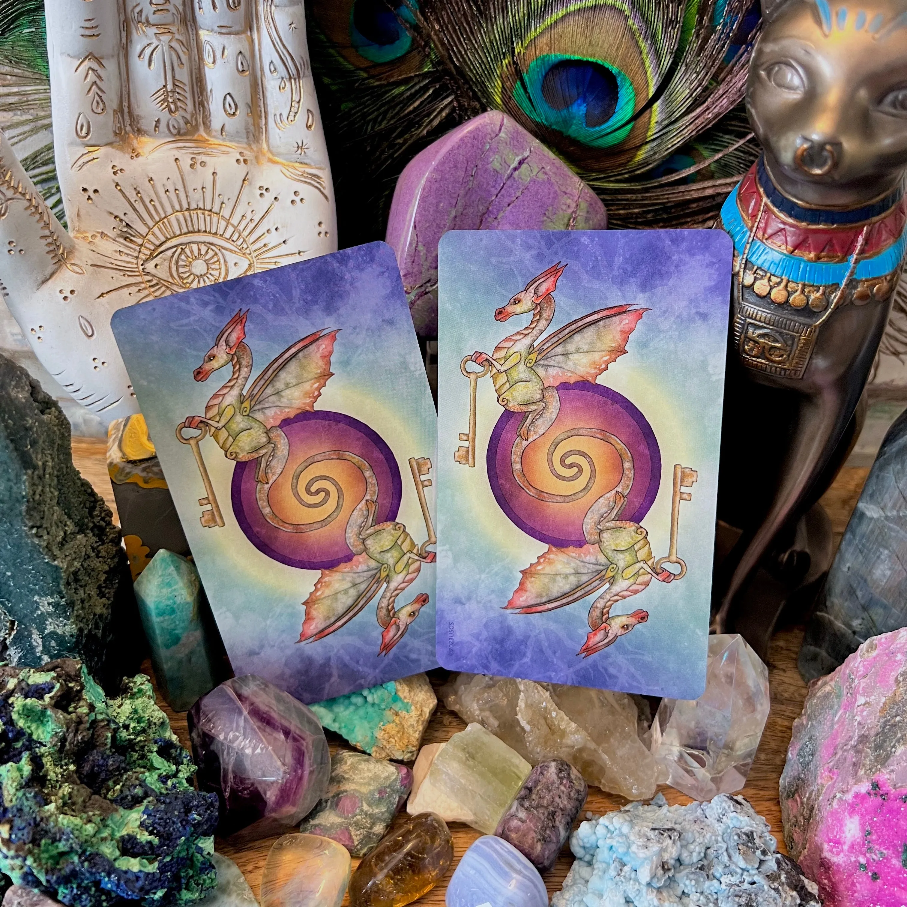 For the Love of Dragons: Oracle Deck & Book Set