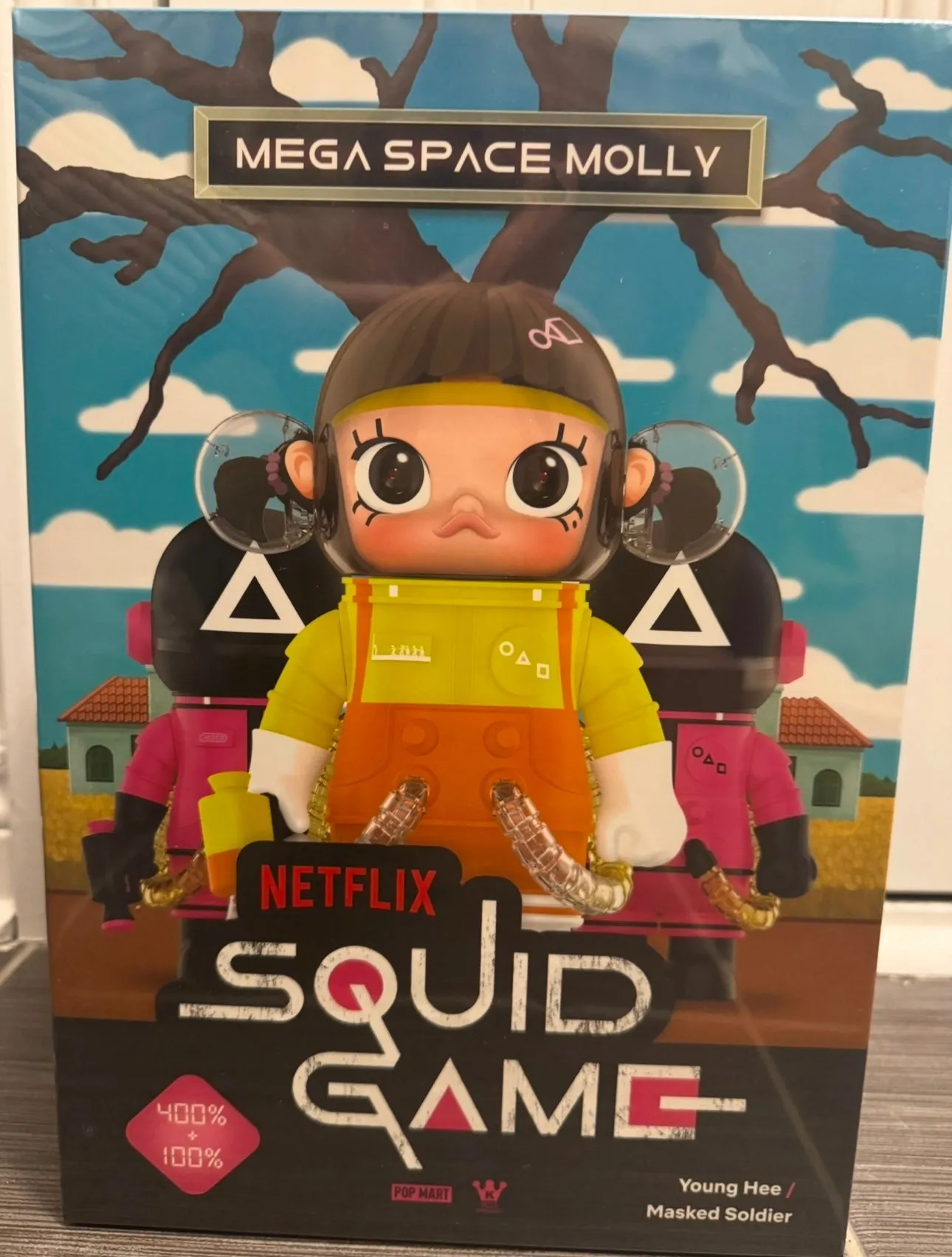 Mega Space Molly Squid Game 400% and 100% set Blind Box - Pop Mart