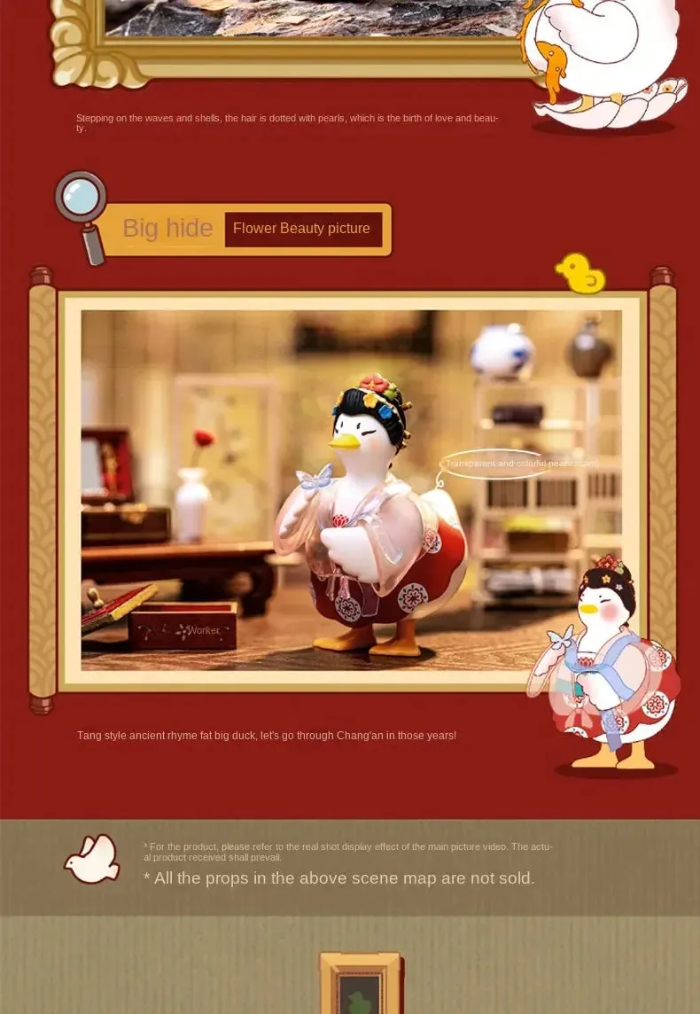 Original Dake Duck Famous Painting Series Blind Box | Cute Animal Action Figure Toys for Girls | Caja Misteriosa Model Birthday Gift
