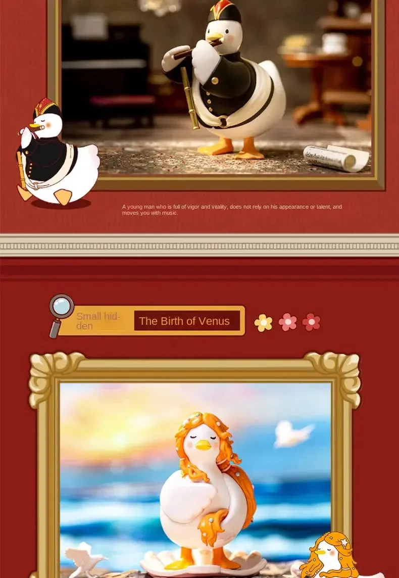Original Dake Duck Famous Painting Series Blind Box | Cute Animal Action Figure Toys for Girls | Caja Misteriosa Model Birthday Gift