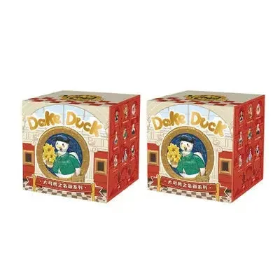Original Dake Duck Famous Painting Series Blind Box | Cute Animal Action Figure Toys for Girls | Caja Misteriosa Model Birthday Gift