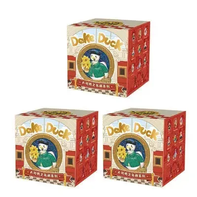 Original Dake Duck Famous Painting Series Blind Box | Cute Animal Action Figure Toys for Girls | Caja Misteriosa Model Birthday Gift
