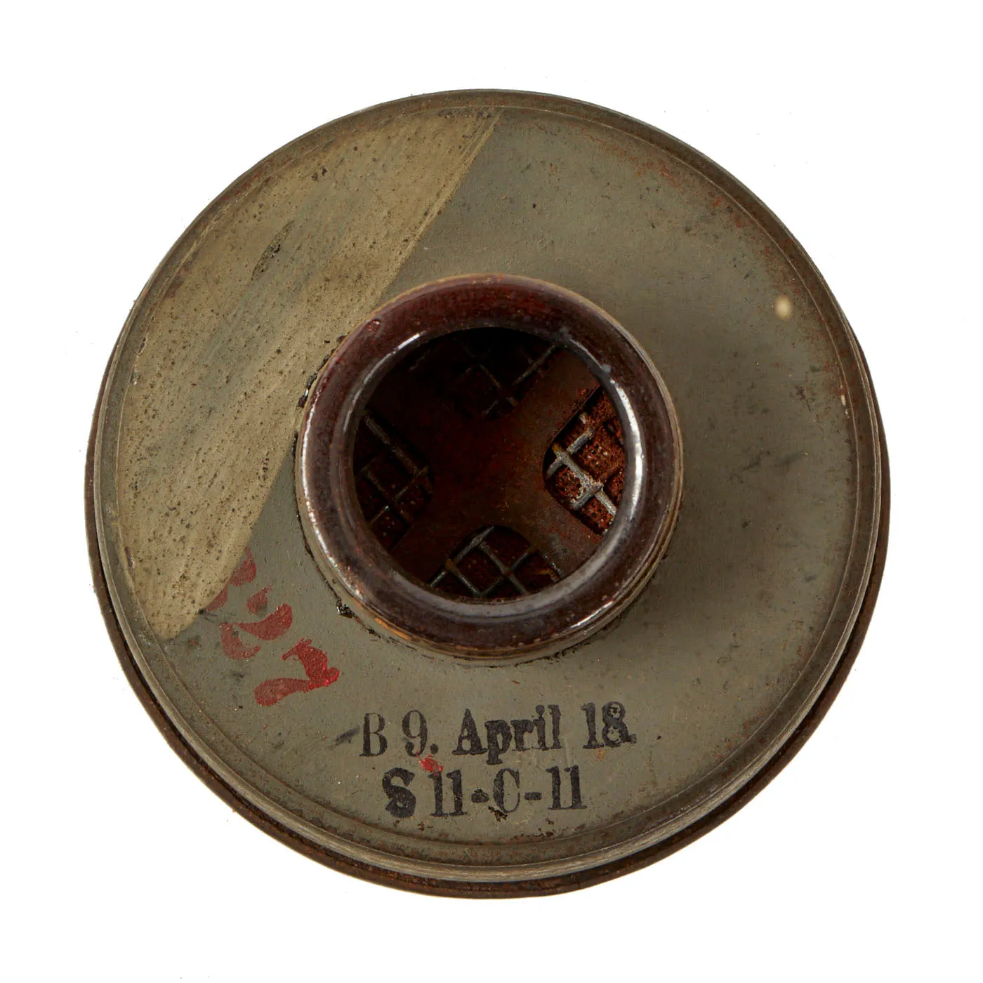 Original Imperial German WWI M1917 Gas Mask with Can - Dated April 1918 - with Ship Home Box