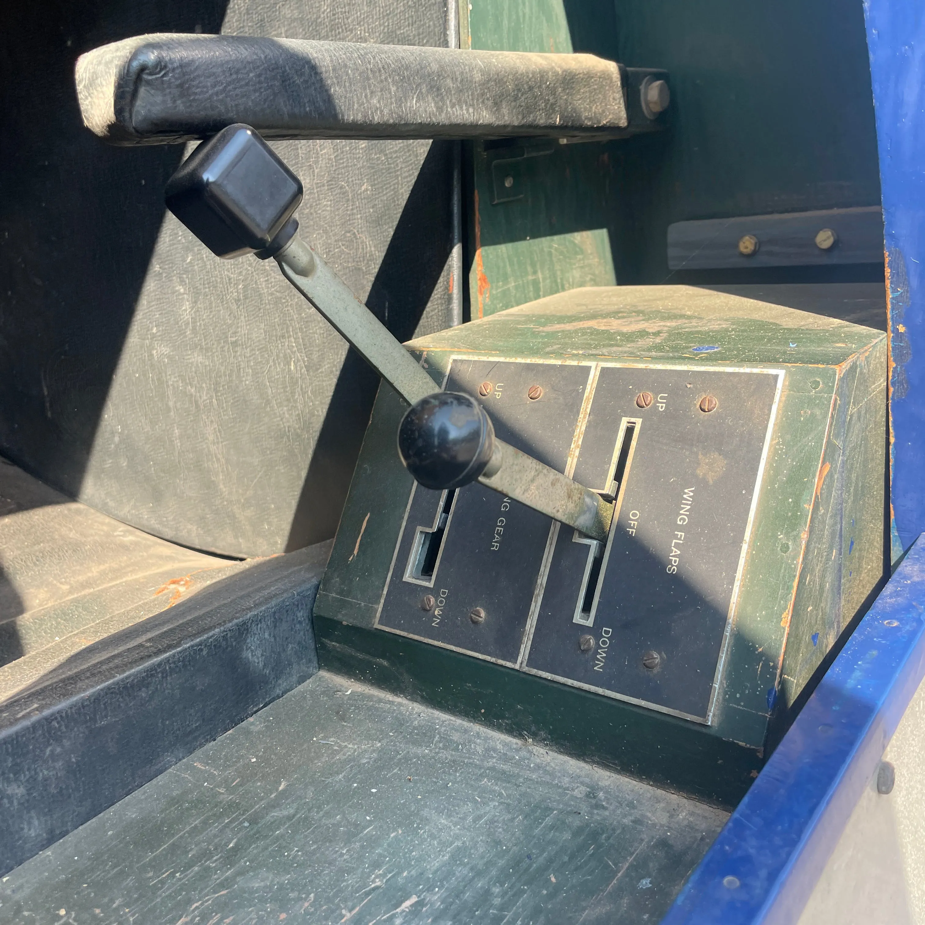 Original Rare 1945 Dated U.S. WWII Link Aviation ANT-18 Blue Box Flight Simulator Trainer