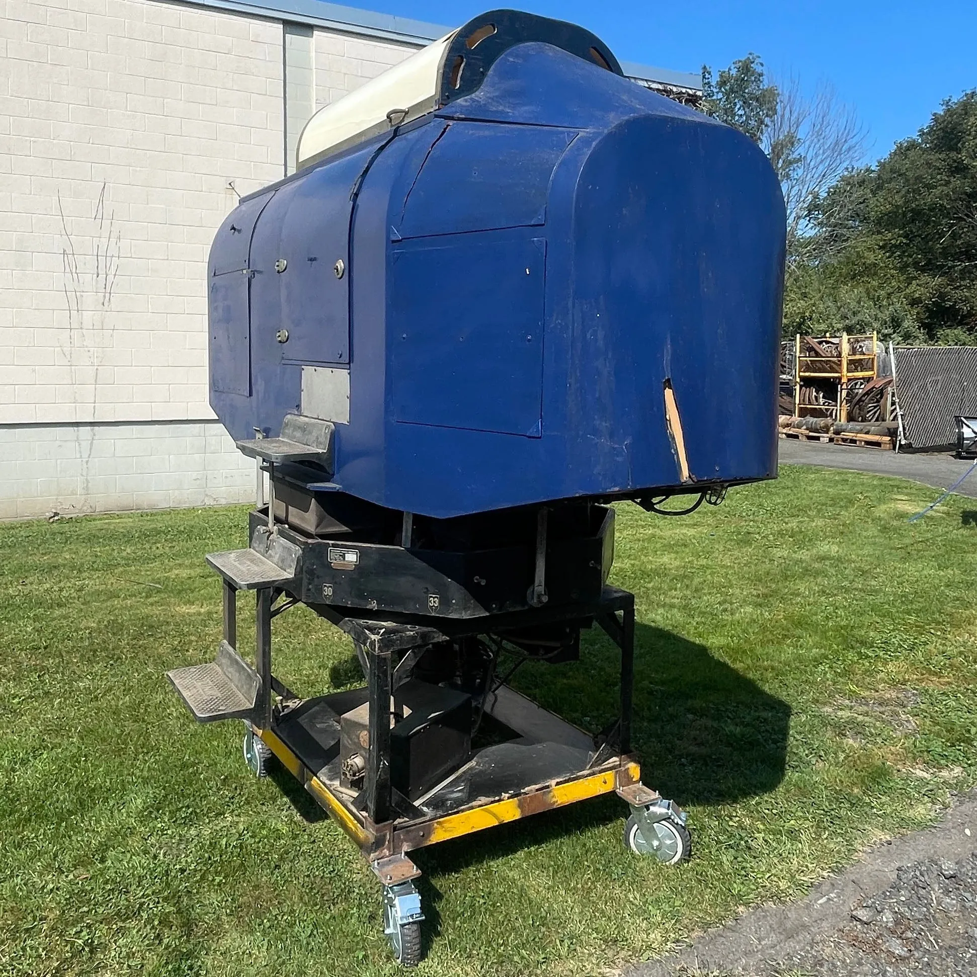 Original Rare 1945 Dated U.S. WWII Link Aviation ANT-18 Blue Box Flight Simulator Trainer