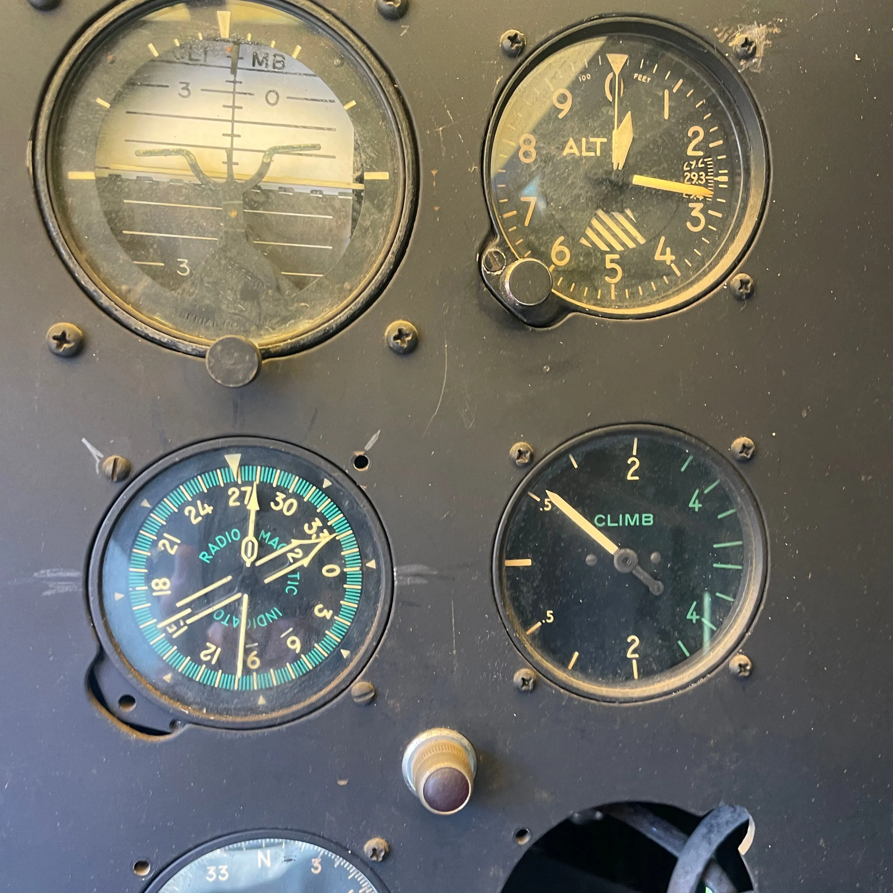 Original Rare 1945 Dated U.S. WWII Link Aviation ANT-18 Blue Box Flight Simulator Trainer