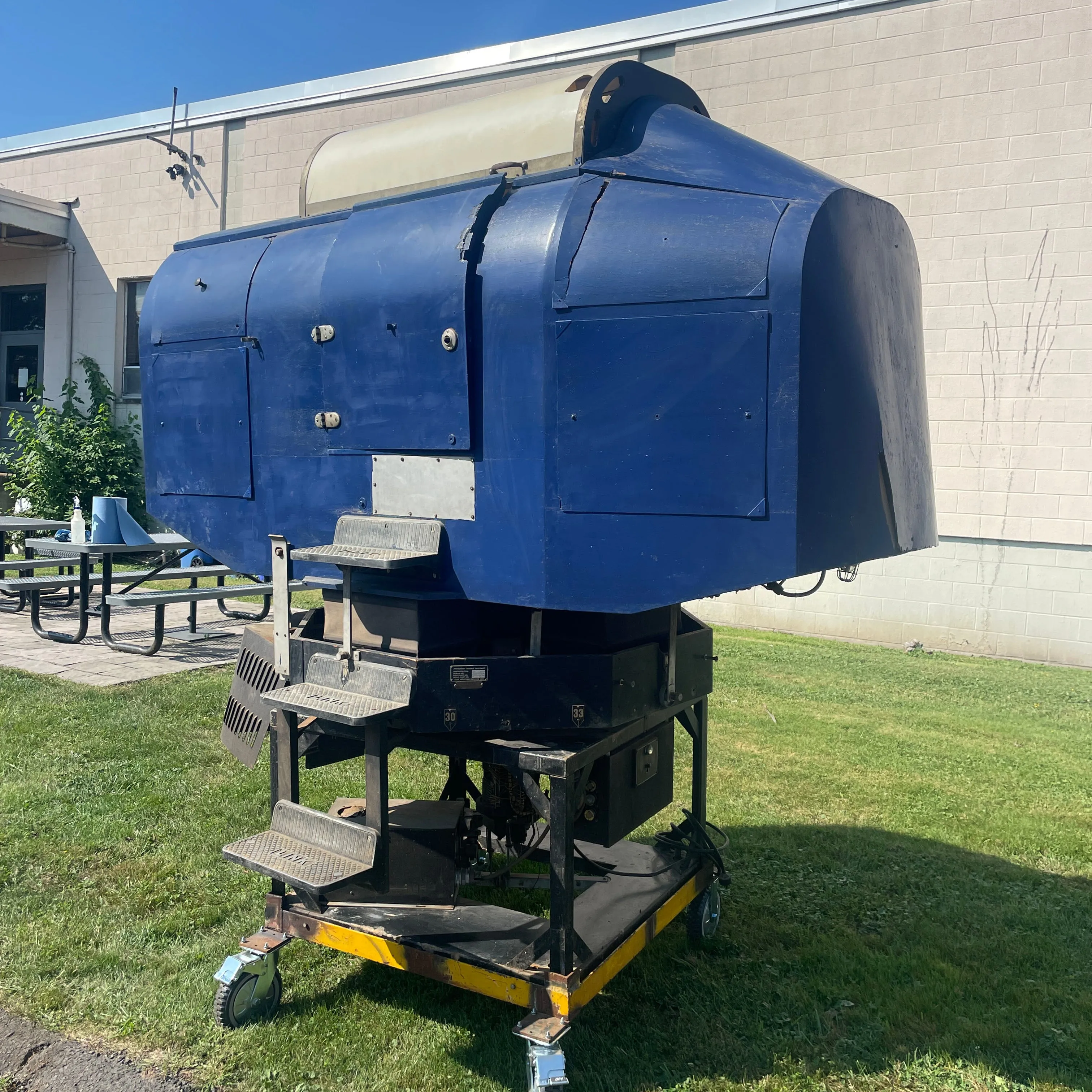 Original Rare 1945 Dated U.S. WWII Link Aviation ANT-18 Blue Box Flight Simulator Trainer