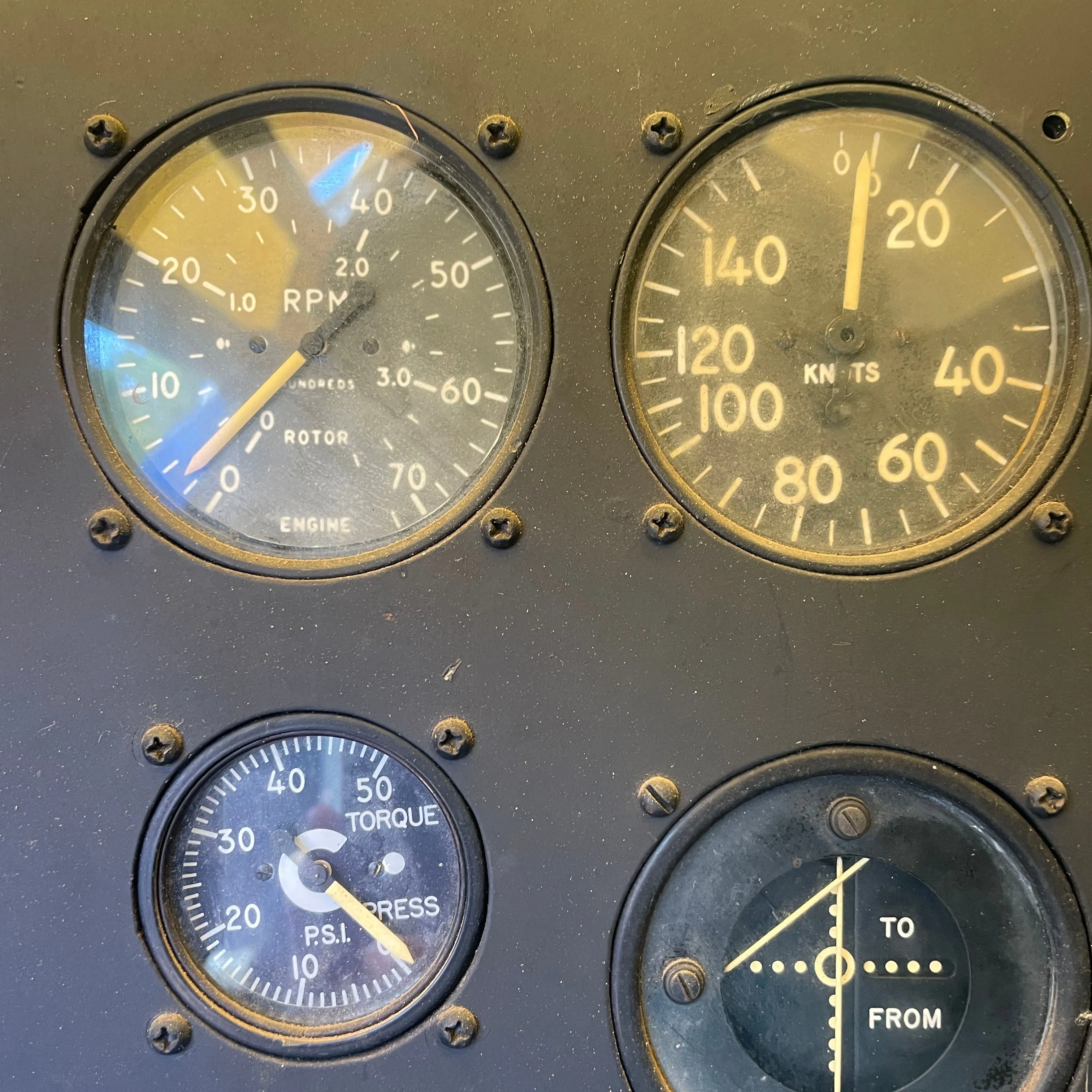 Original Rare 1945 Dated U.S. WWII Link Aviation ANT-18 Blue Box Flight Simulator Trainer