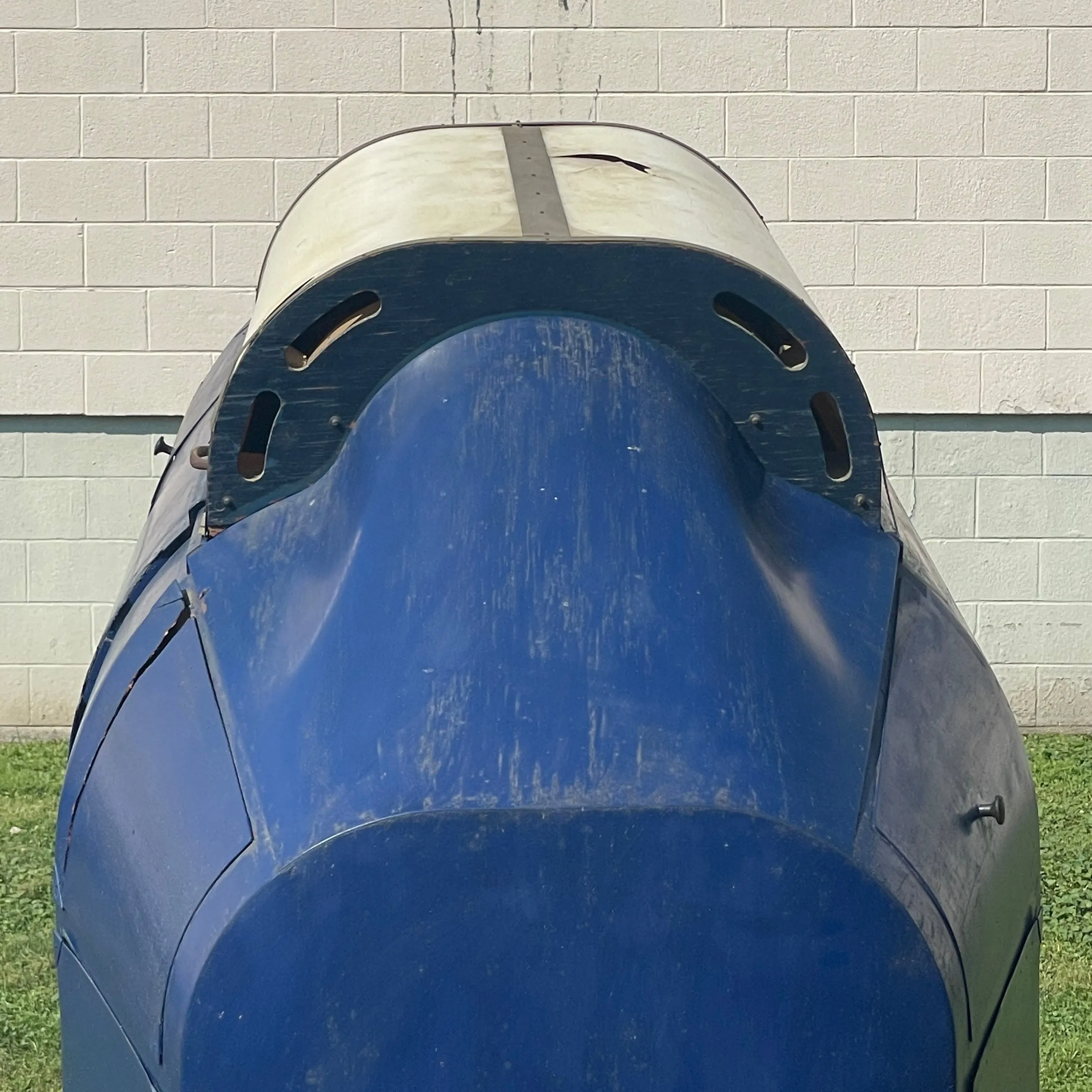 Original Rare 1945 Dated U.S. WWII Link Aviation ANT-18 Blue Box Flight Simulator Trainer