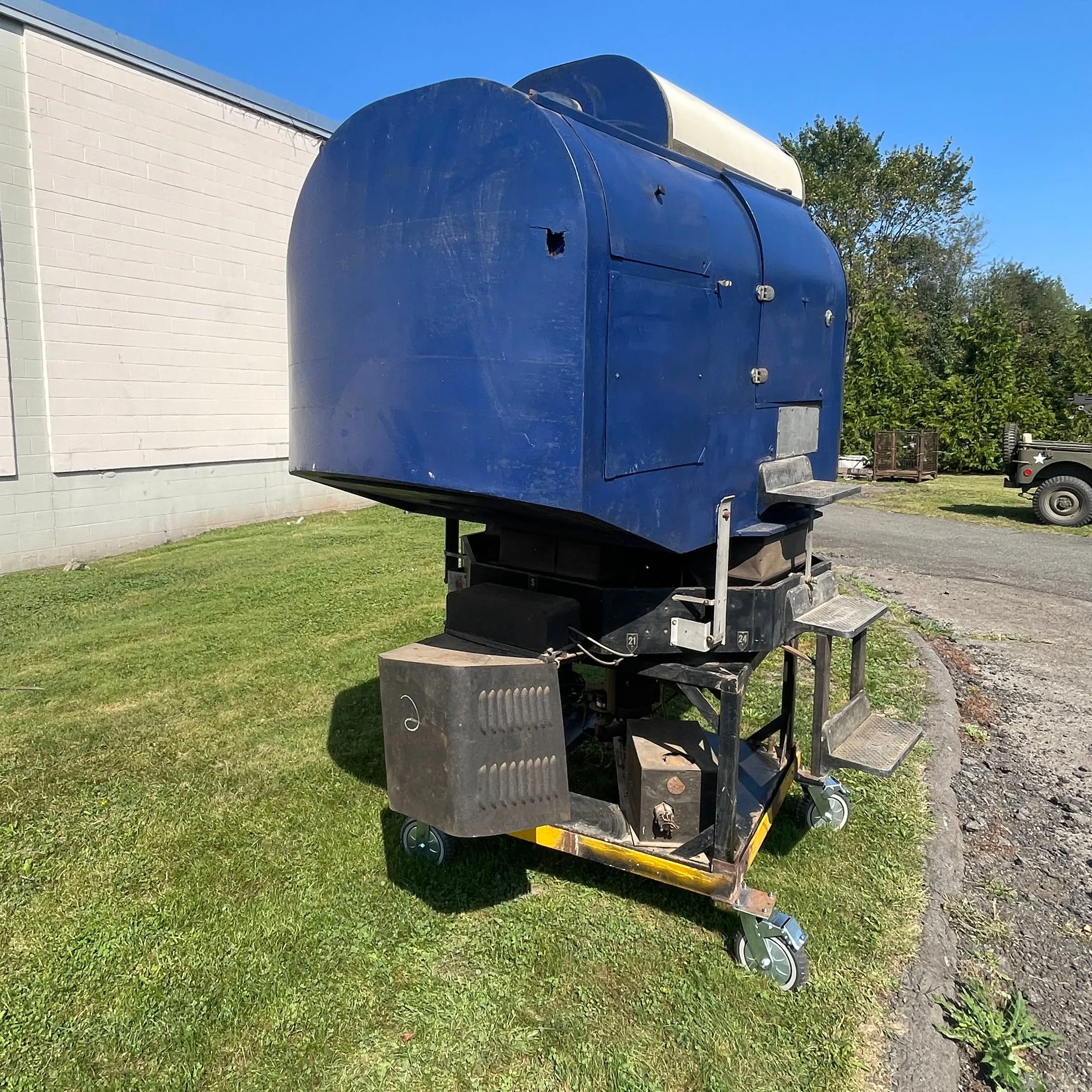 Original Rare 1945 Dated U.S. WWII Link Aviation ANT-18 Blue Box Flight Simulator Trainer