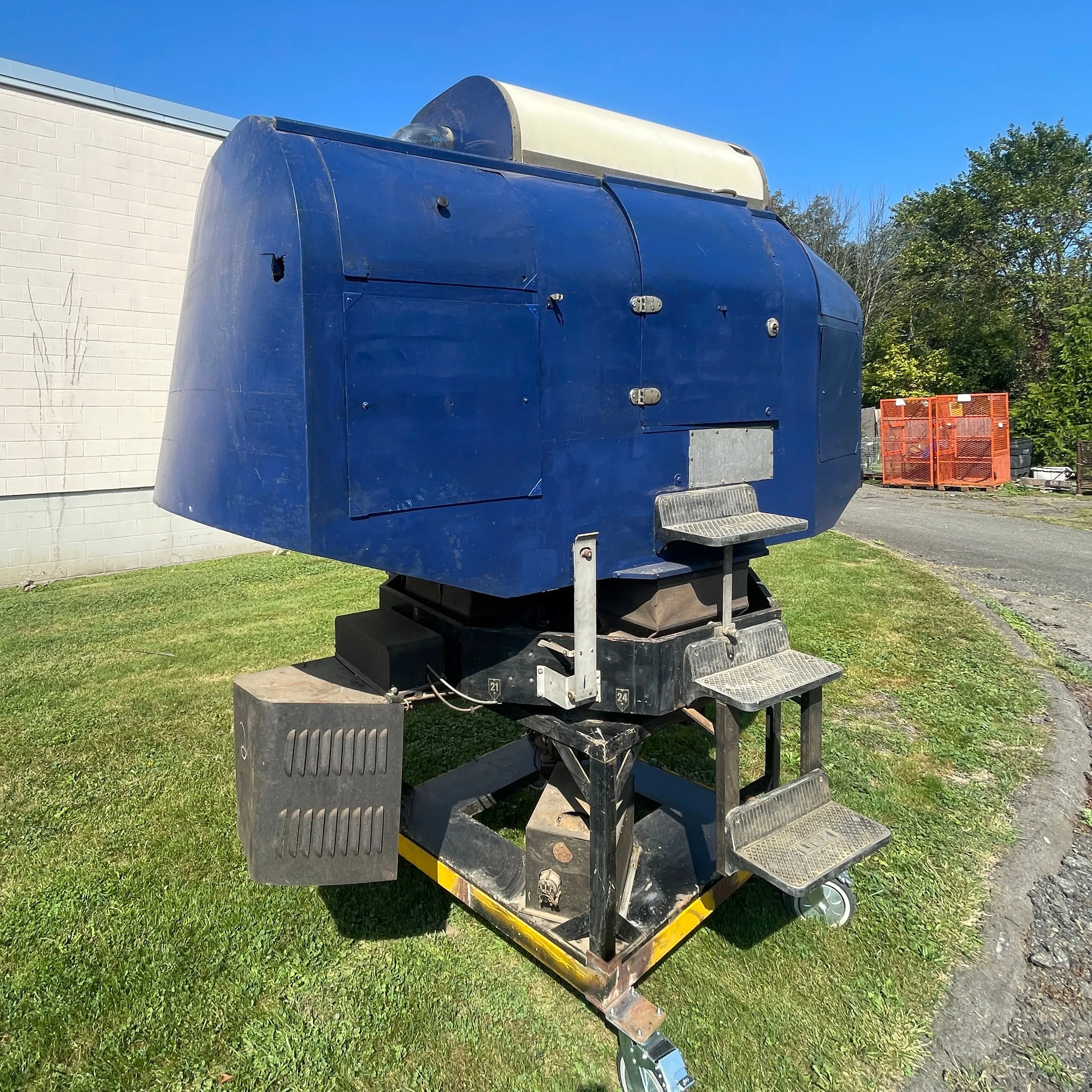Original Rare 1945 Dated U.S. WWII Link Aviation ANT-18 Blue Box Flight Simulator Trainer