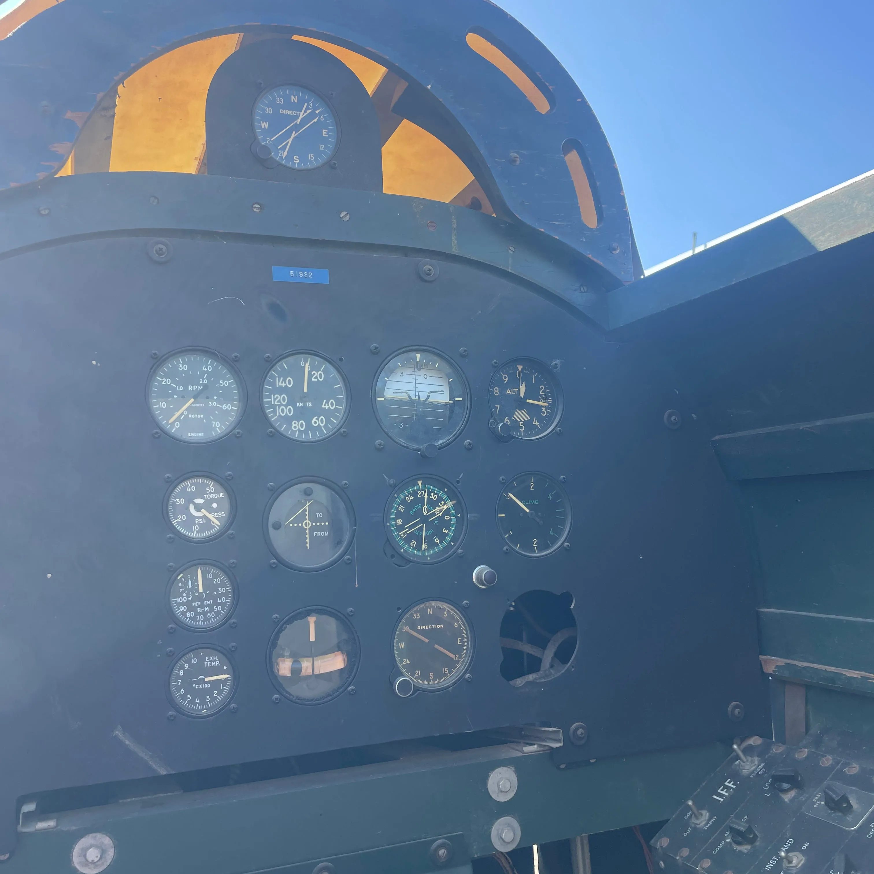 Original Rare 1945 Dated U.S. WWII Link Aviation ANT-18 Blue Box Flight Simulator Trainer