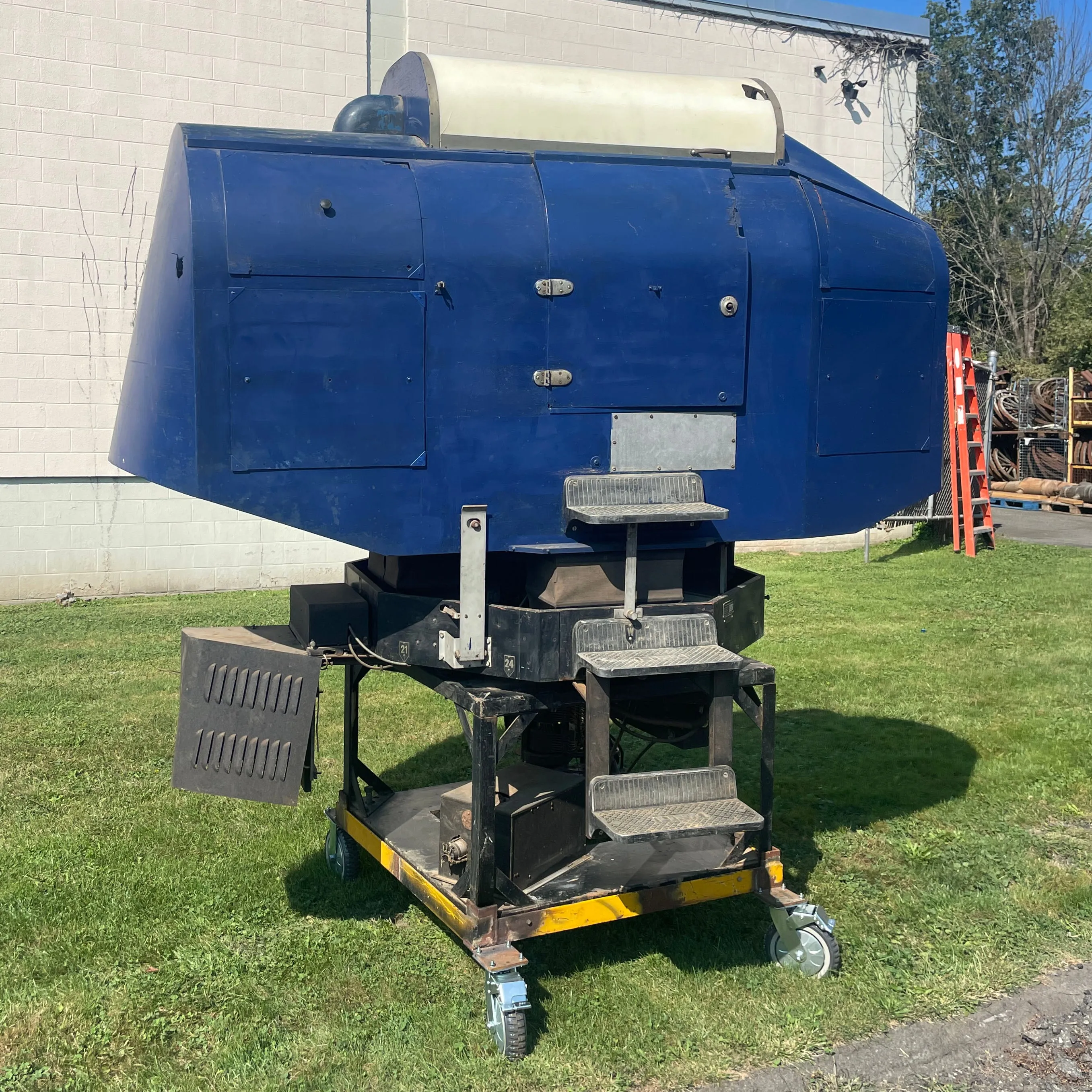 Original Rare 1945 Dated U.S. WWII Link Aviation ANT-18 Blue Box Flight Simulator Trainer