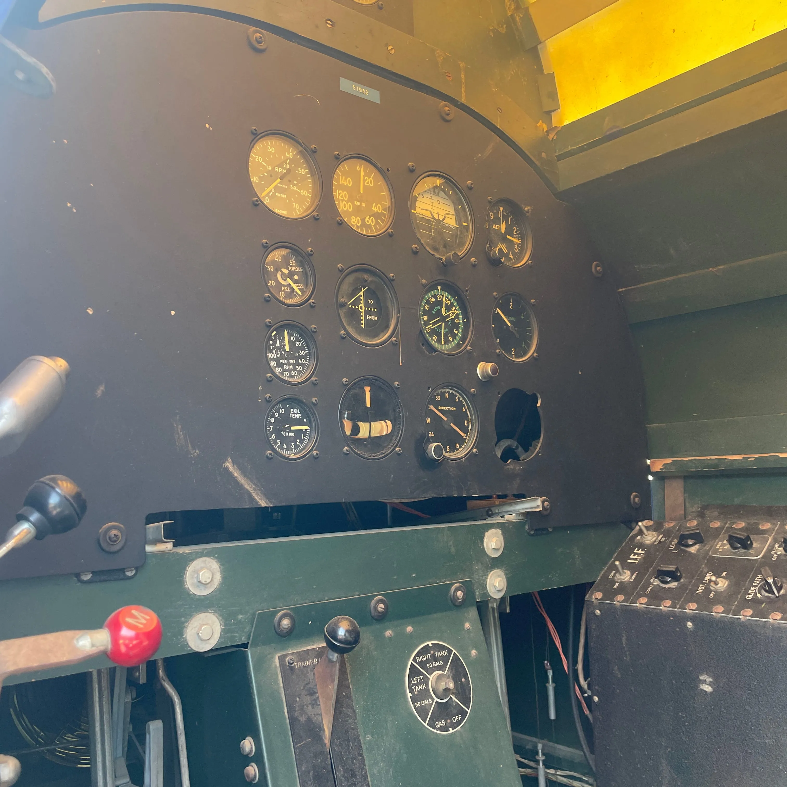 Original Rare 1945 Dated U.S. WWII Link Aviation ANT-18 Blue Box Flight Simulator Trainer