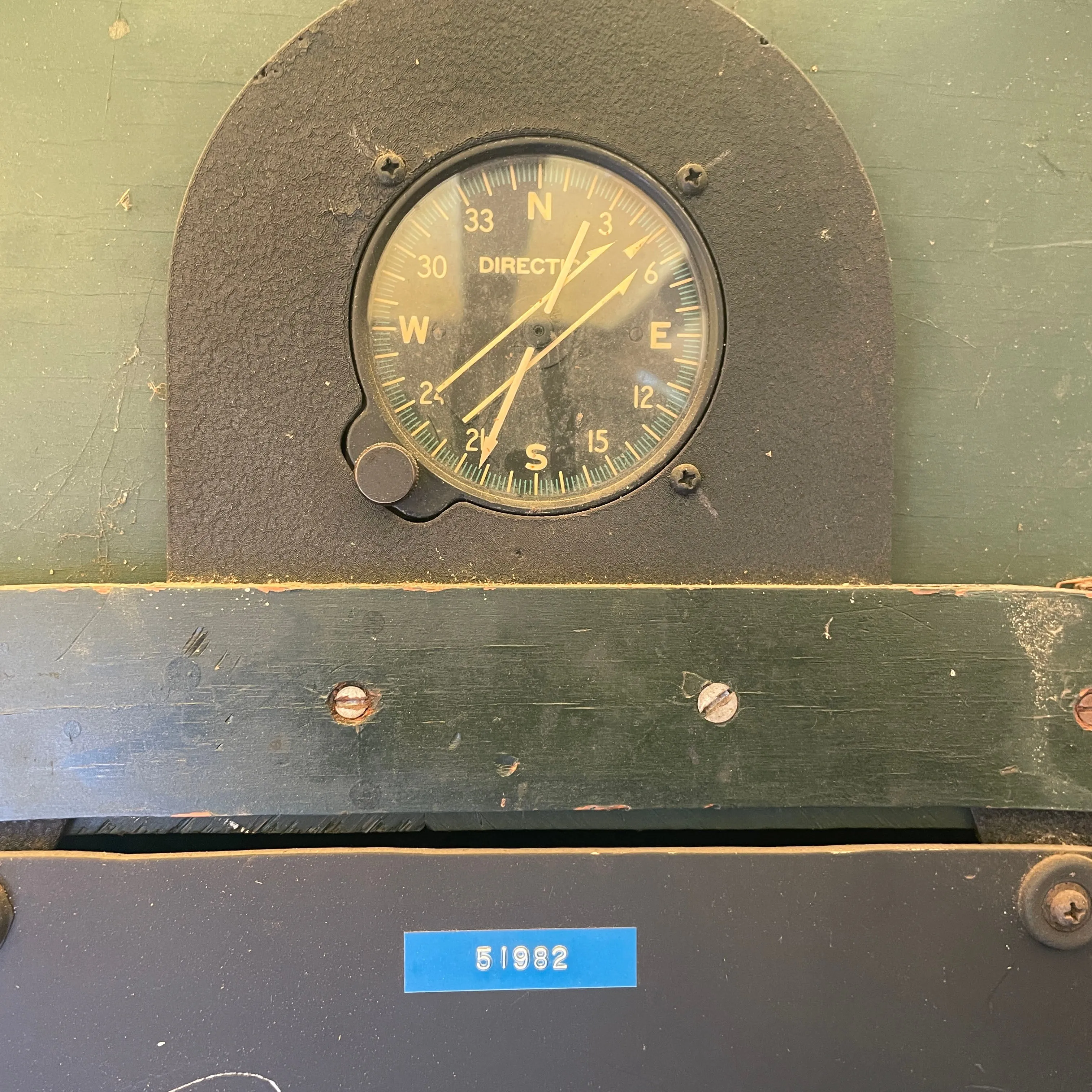 Original Rare 1945 Dated U.S. WWII Link Aviation ANT-18 Blue Box Flight Simulator Trainer
